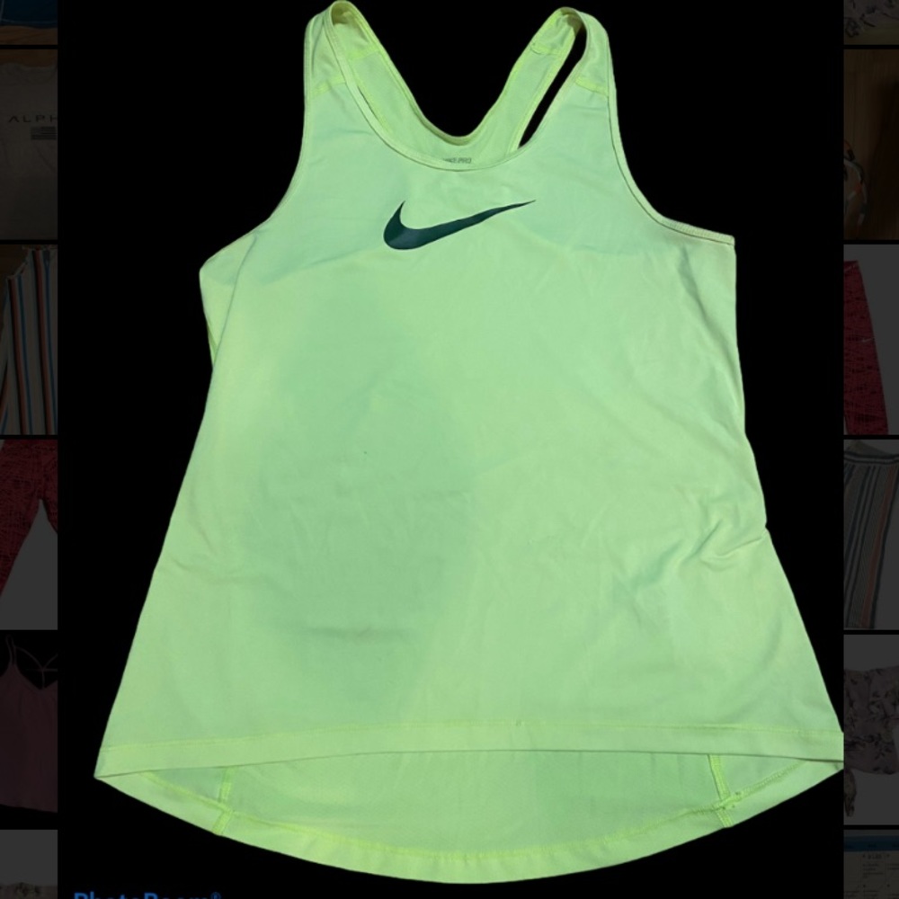 Nike pro razor back tank top